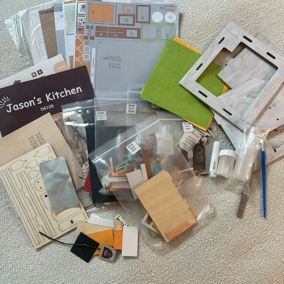 DIY Miniature House Kitchen Kit - Picture 6 of 9